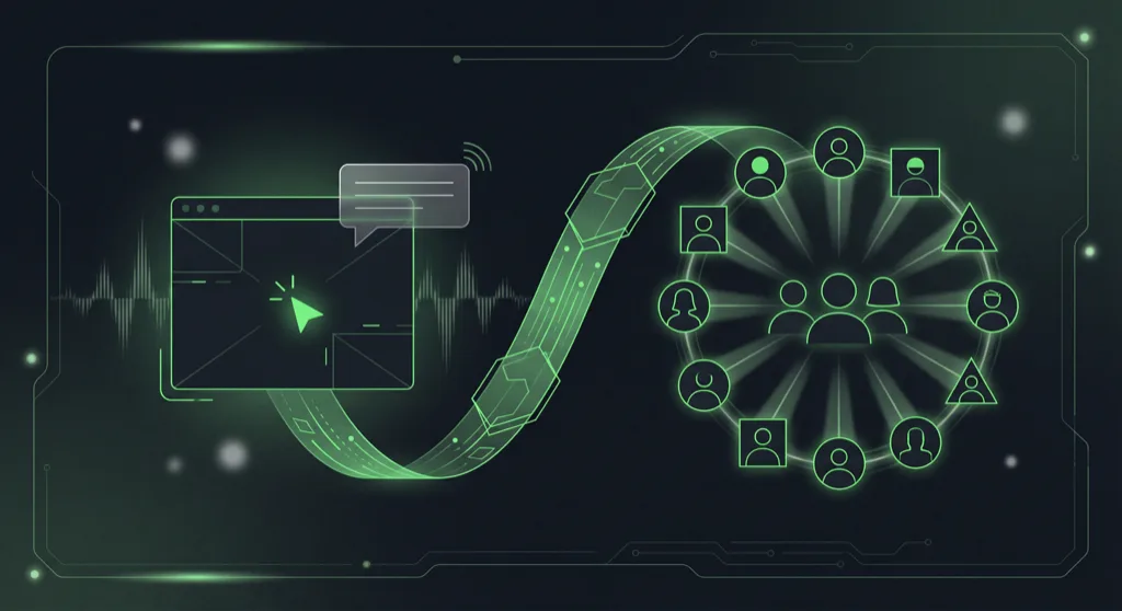 AI and real humans connected for survey feedback